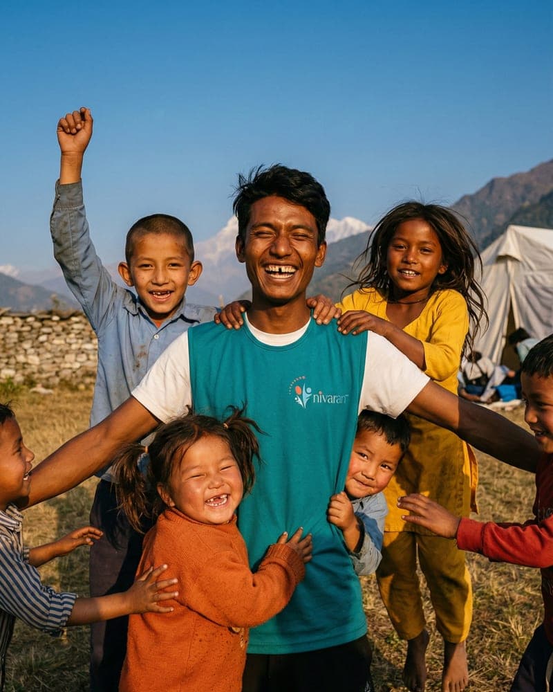 Children working in difficult conditions to support their daily needs