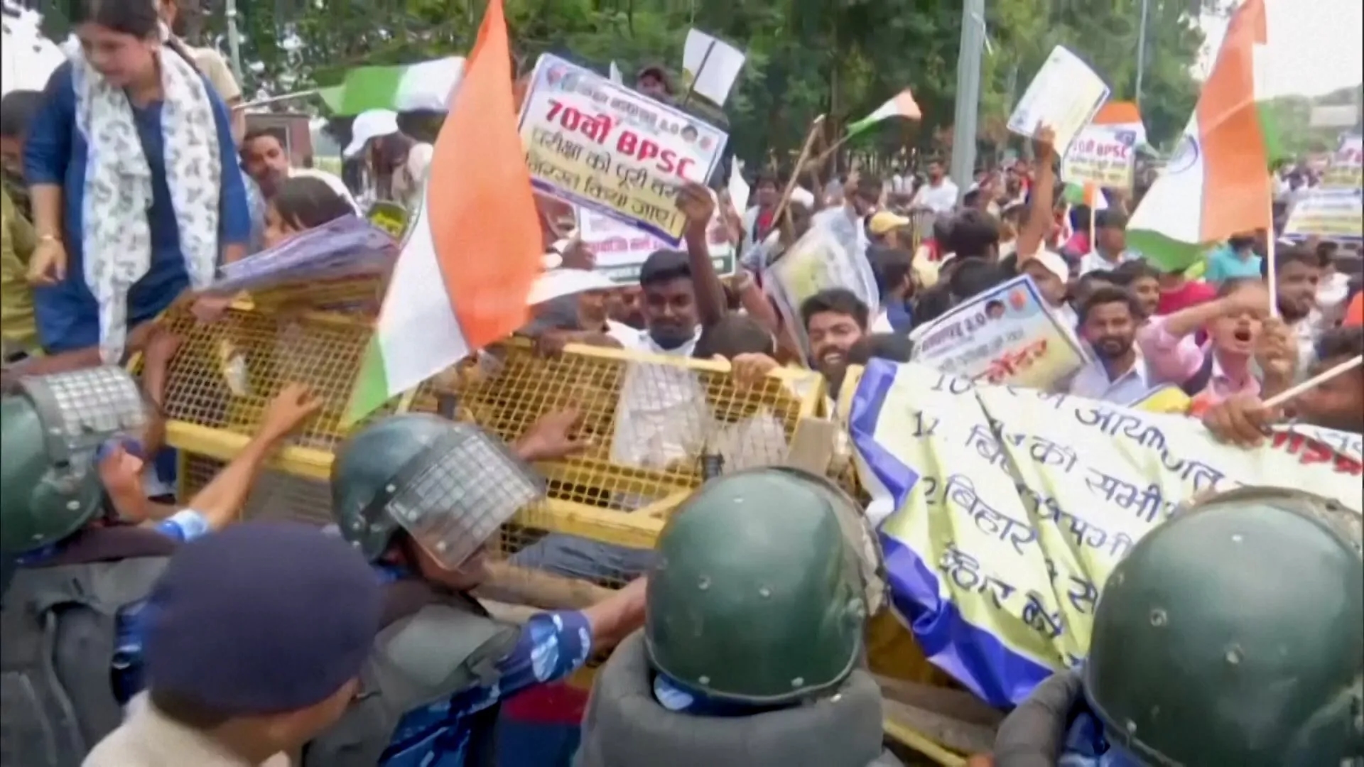Global Health and Education Watch: Students clash with police in India in a new